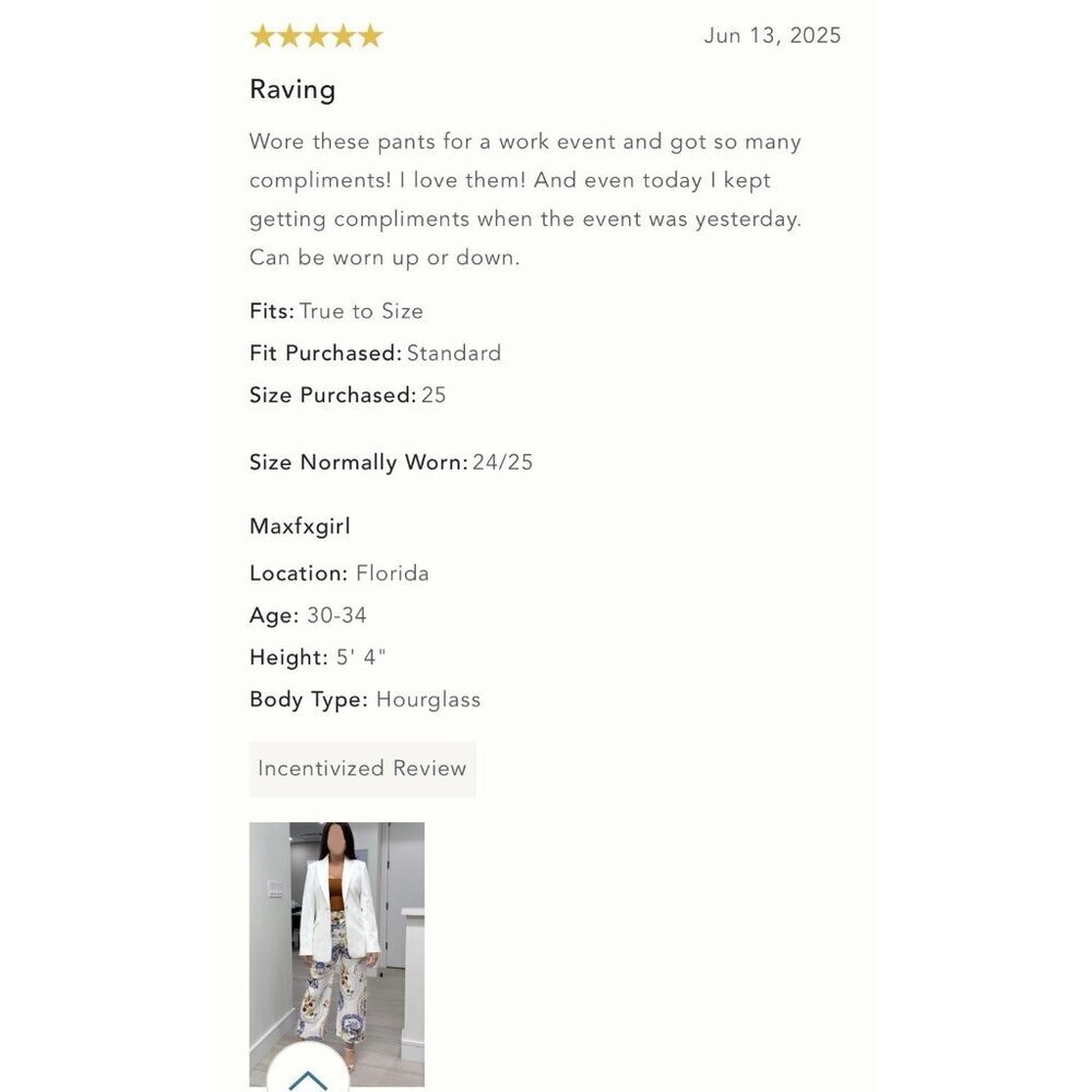 NWT Size 26 -The Colette Magic Fabric Crop Wide-Leg Pants by Maeve (NWT US$ 130) - Picture 4 of 16